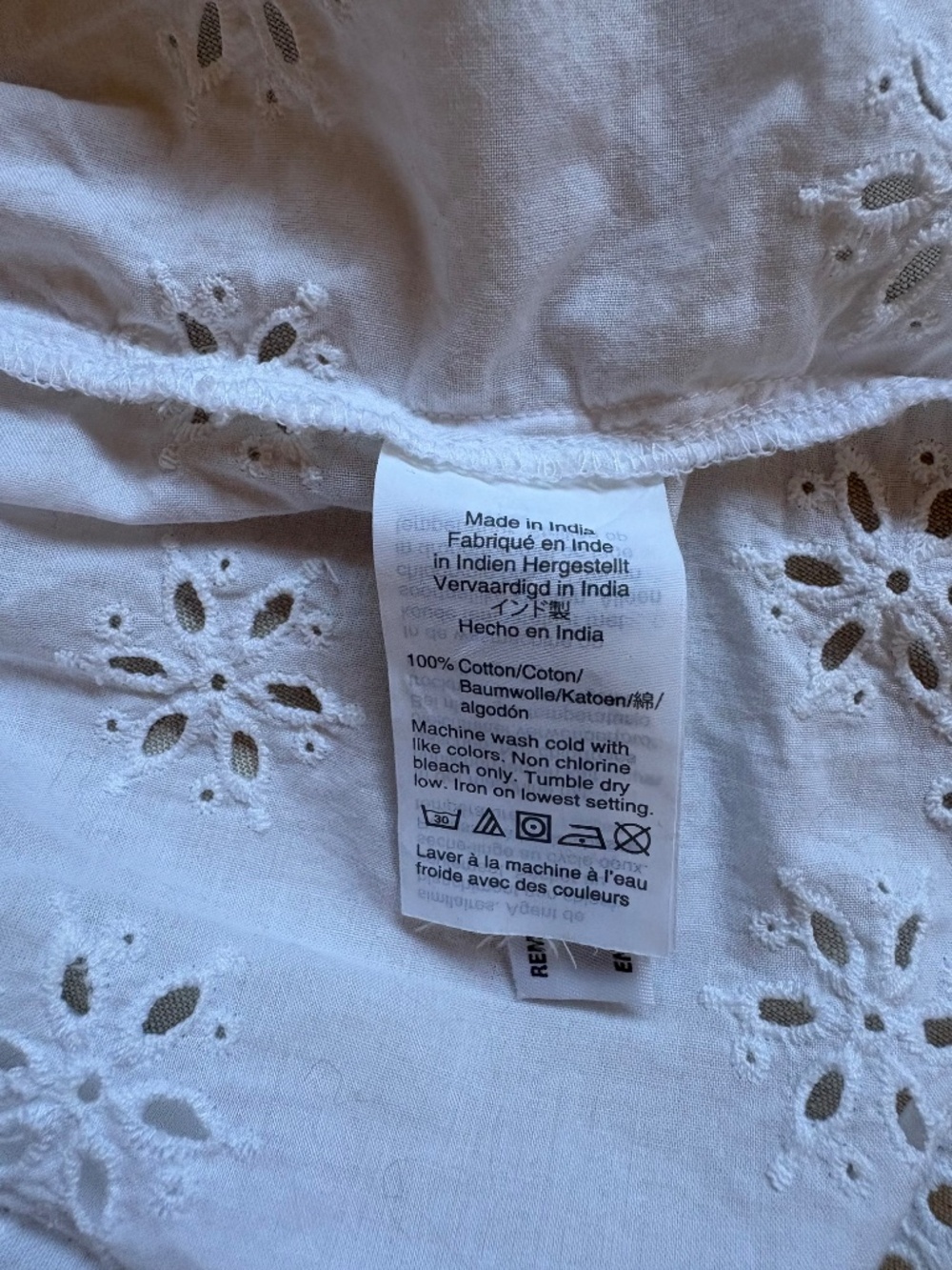 Madewell Cotton Eyelet Top - Picture 3 of 6